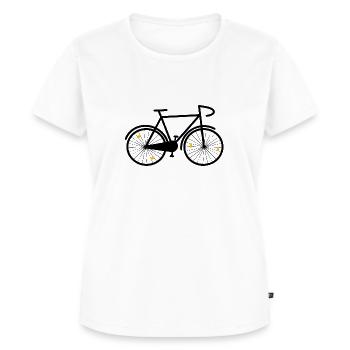 bicycle - Fahrrad - Frauen Premium Bio T-Shirt - Weiß - Vorne - AI Model Female 172 dark (172cm)