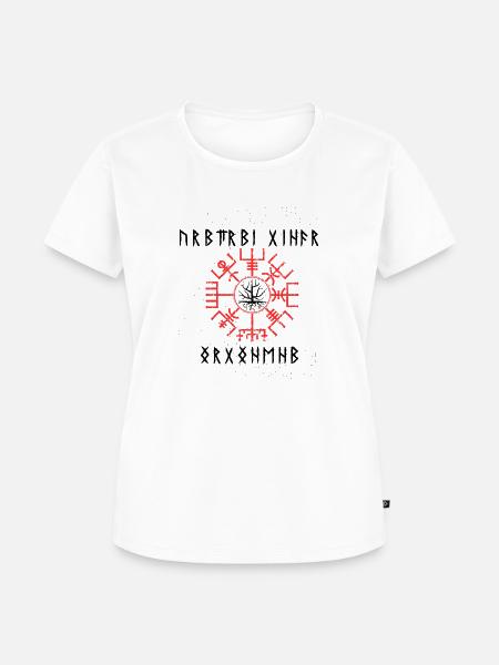 Vegvisir 2 - Frauen Premium Bio T-Shirt - Weiß