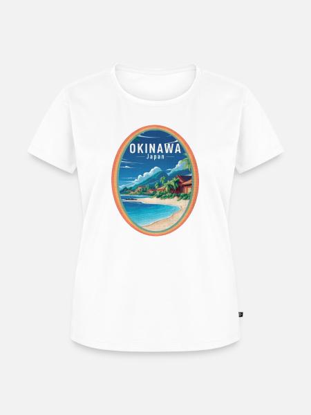 Okinawa Japan - Frauen Premium Bio T-Shirt - Weiß