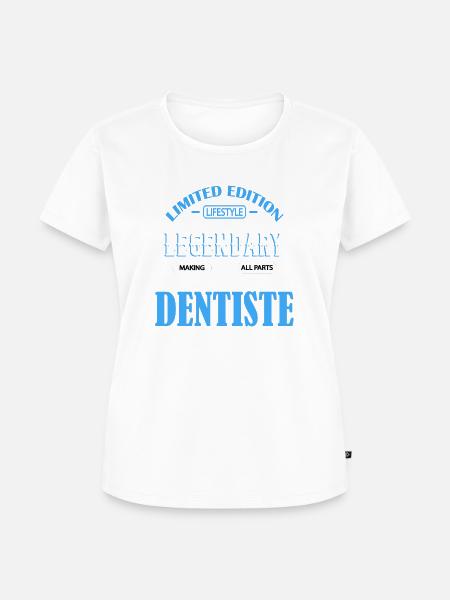 MEISTVERKAUFTER 🌟🌟 ZAHNARZT - Frauen Premium Bio T-Shirt - Weiß