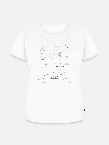 Spruch Sonja - Frauen Premium Bio T-Shirt - Weiß