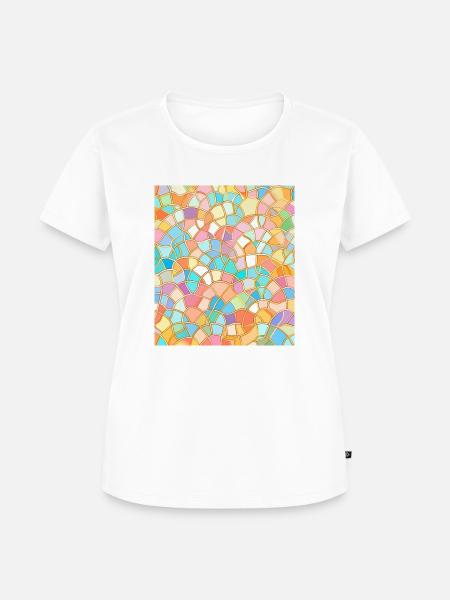 MOSAIK - Frauen Premium Bio T-Shirt - Weiß
