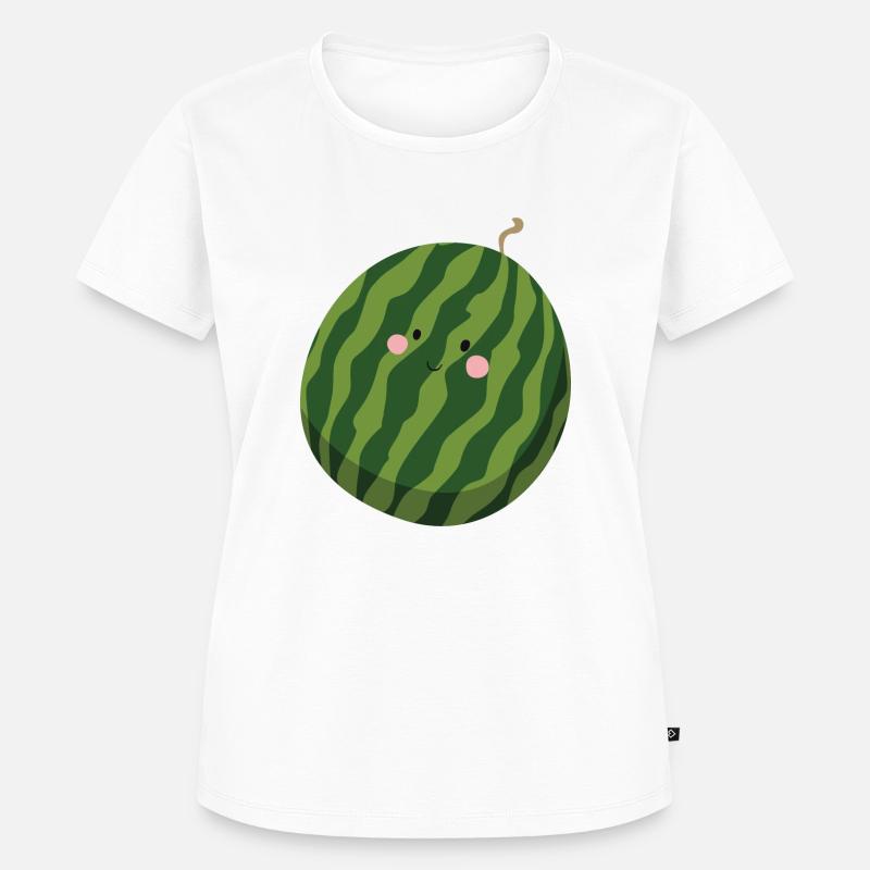 Pastèque - T-shirt Premium bio Femme - blanc