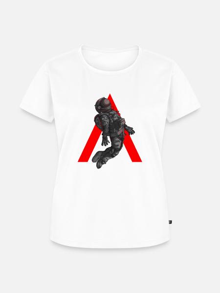 Astronaut | Spaceman | Superhero - Frauen Premium Bio T-Shirt - Weiß