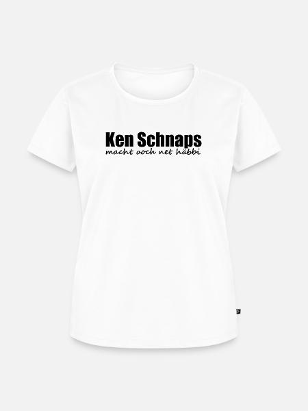 Sächsisch - Dialekt - Spruch - Frauen Premium Bio T-Shirt - Weiß