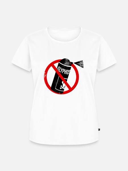 Stop Glyphosat - Frauen Premium Bio T-Shirt - Weiß