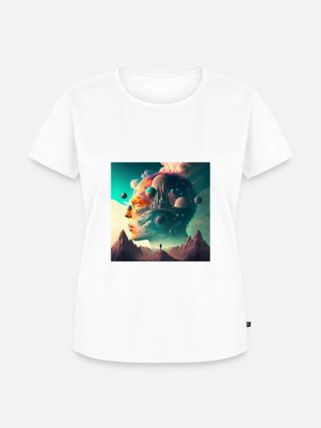 Kopf voll - Frauen Premium Bio T-Shirt - Weiß