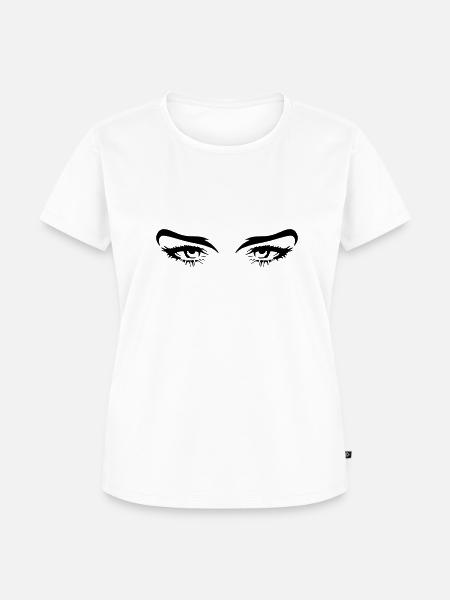 Augen - Frauen Premium Bio T-Shirt -