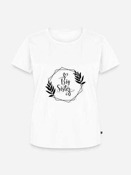 Große Schwester - Frauen Premium Bio T-Shirt - Weiß