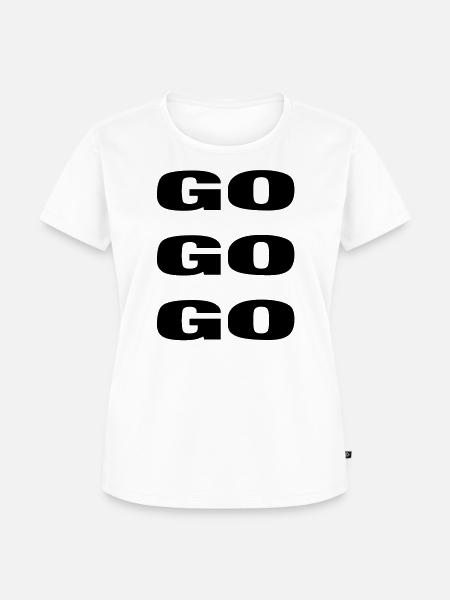go - Frauen Premium Bio T-Shirt - Weiß