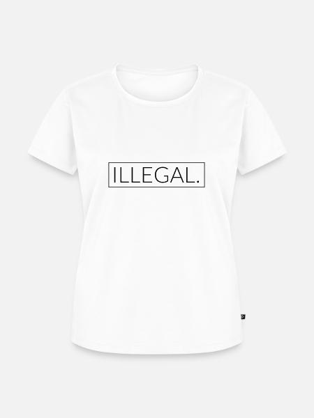 Illegal - Frauen Premium Bio T-Shirt - Weiß