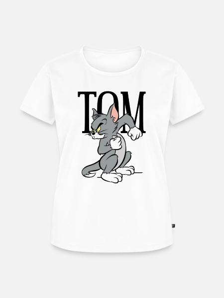 Tom Und Jerry Wütender Kater - Frauen Premium Bio T-Shirt - Weiß