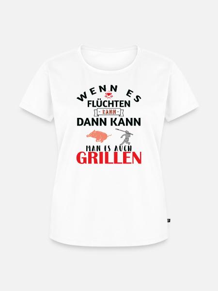 Grill - Frauen Premium Bio T-Shirt - Weiß