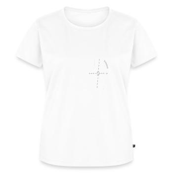Bogenschießen Pfeil und Bogen Bogenschütze Hobby - Frauen Premium Bio T-Shirt - Weiß - Vorne - AI Model Female 172 dark (172cm)