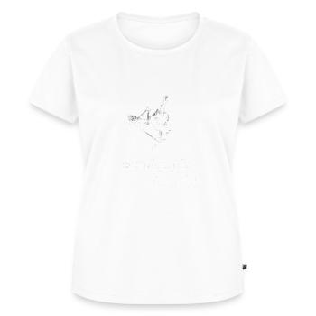 Stunt Scooter Tretroller - Frauen Premium Bio T-Shirt - Weiß - Vorne - AI Model Female 172 dark (172cm)