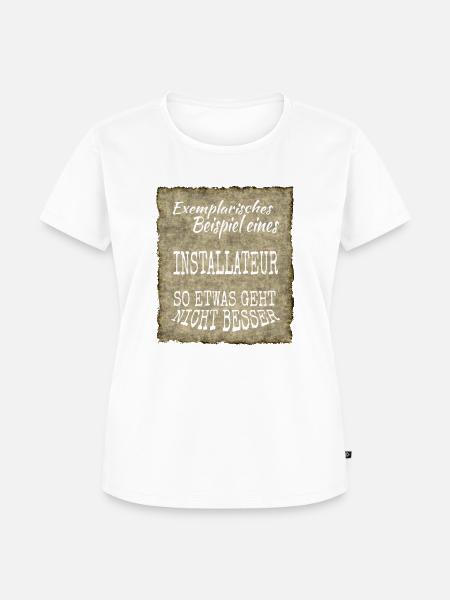 Installateur - Frauen Premium Bio T-Shirt - Weiß