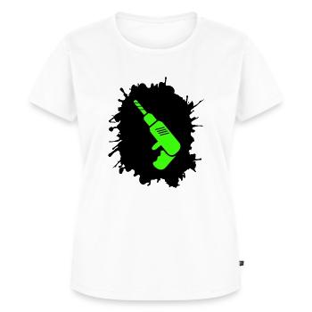 Drill Blobs Craftsman - Women's Premium Organic T-shirt - white - Front - AI Model Female 172 dark (172cm)