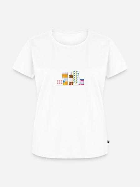 Apotheker Spruch PTA Pharmazeut - Frauen Premium Bio T-Shirt -