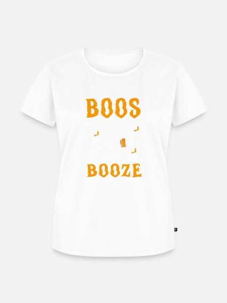 Cute Ghost halloween - Frauen Premium Bio T-Shirt -