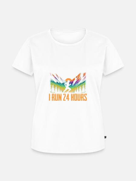 Ultra running - Frauen Premium Bio T-Shirt -