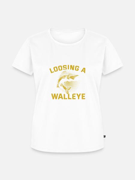 Walleye Fishing - Frauen Premium Bio T-Shirt -