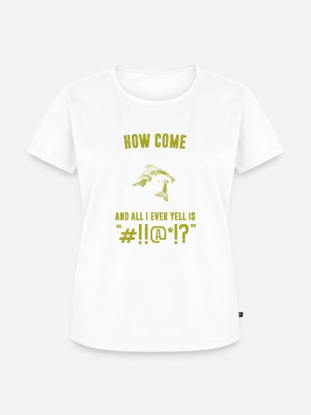 Walleye Fishing - Frauen Premium Bio T-Shirt - 