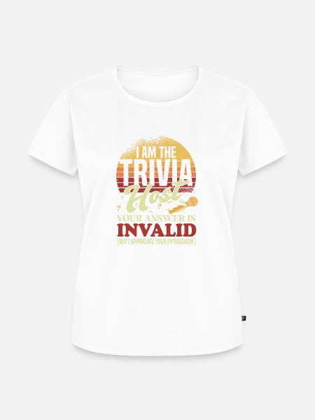 Trivia Night Host - Frauen Premium Bio T-Shirt -