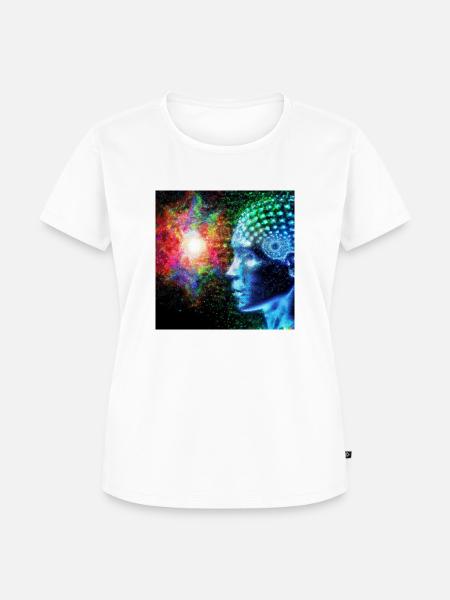 Künstliche Intelligenz - Frauen Premium Bio T-Shirt - Weiß