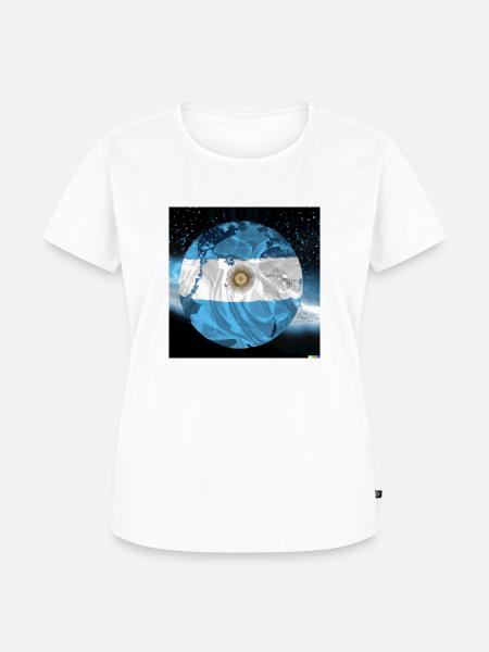 Argentina, World Champion - Frauen Premium Bio T-Shirt - Weiß