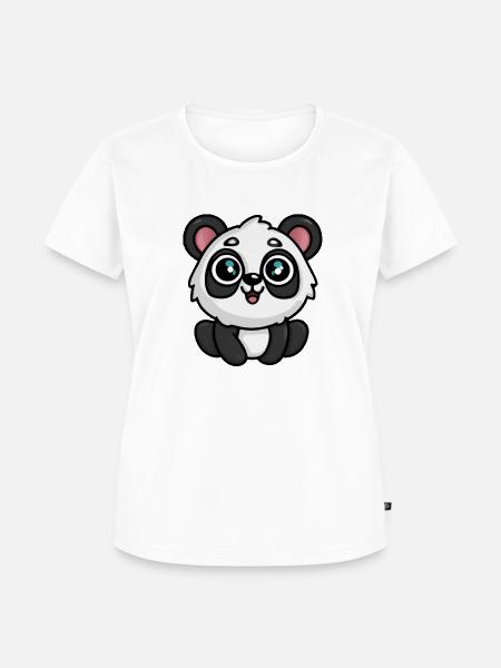 Süßer, süßer Panda! - Frauen Premium Bio T-Shirt - Weiß
