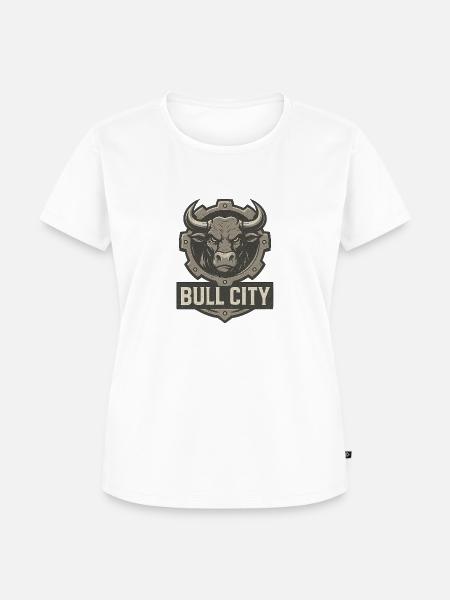 Industrial Bull - Frauen Premium Bio T-Shirt - Weiß