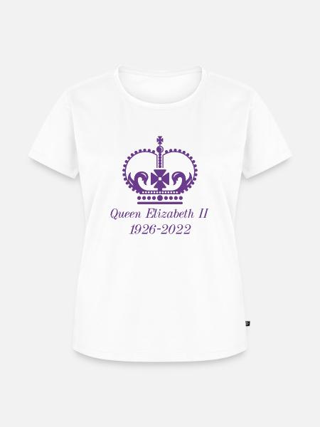 Königin Elisabeth II. - Frauen Premium Bio T-Shirt - Weiß