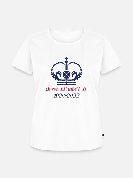 Königin Elisabeth II. - Frauen Premium Bio T-Shirt - Weiß