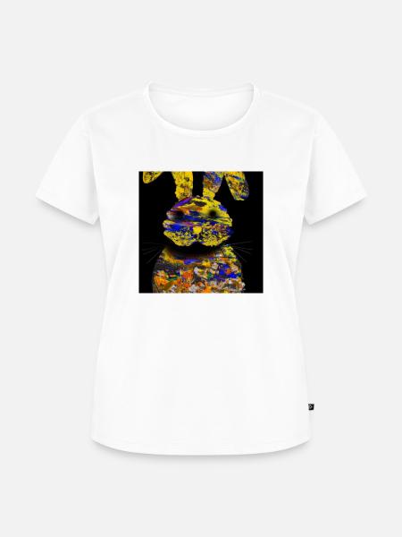 Osterhase - Frauen Premium Bio T-Shirt - Weiß