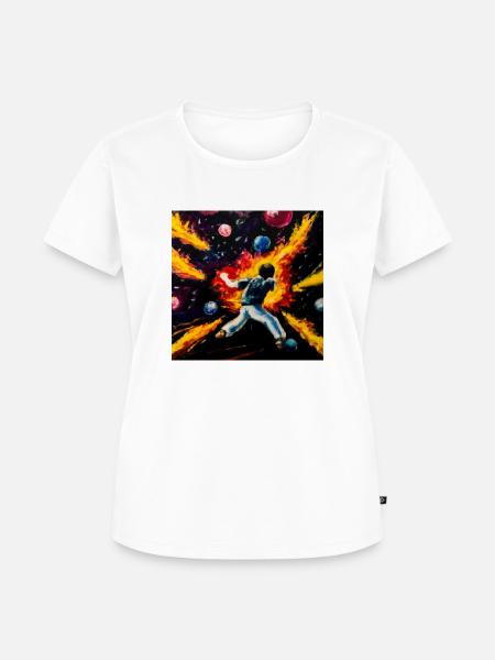 Bowling - Frauen Premium Bio T-Shirt - Weiß