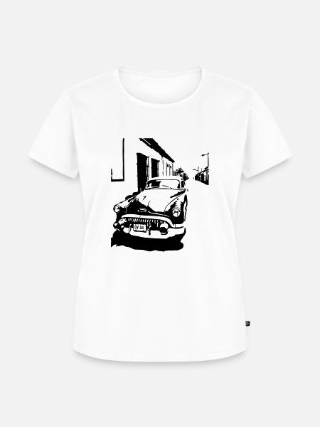 Cuba 46 - Frauen Premium Bio T-Shirt - Weiß