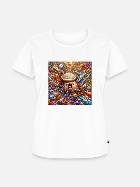 KörnerKaleidoskop - Frauen Premium Bio T-Shirt - Weiß
