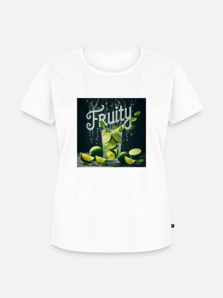 Fruchtig - Frauen Premium Bio T-Shirt - Weiß