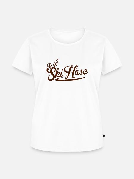 skihase - Frauen Premium Bio T-Shirt - Weiß