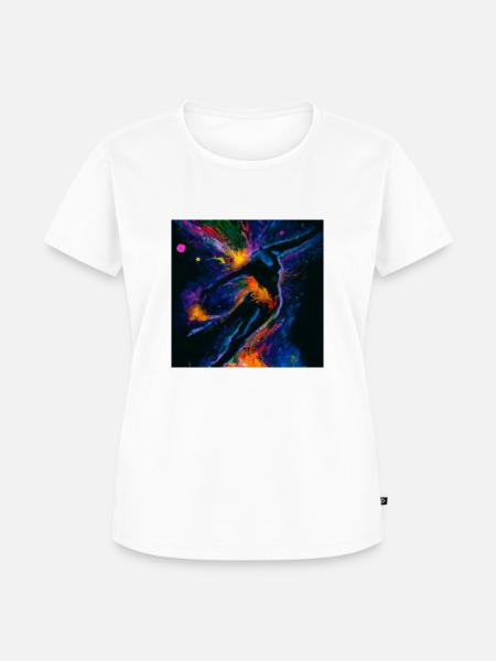 Bunt - Frauen Premium Bio T-Shirt - Weiß