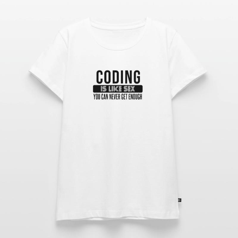 Coding Statement – Provocative Developer Design Women's Premium Organic T-shirt