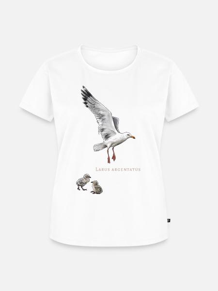 Silbermöwe - Frauen Premium Bio T-Shirt -
