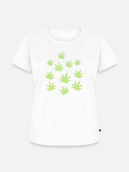 Marihuana - Frauen Premium Bio T-Shirt - Weiß