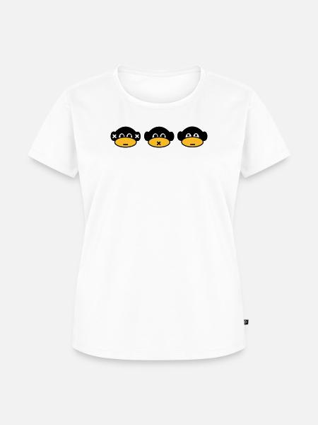 Monkeys - T-shirt Premium bio Femme - blanc