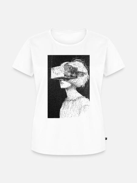 Das Experiment - Frauen Premium Bio T-Shirt - Weiß