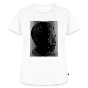 Mandela Freedom For all (1c) - Women's Premium Organic T-shirt - white - Front - AI Model Female 172 dark (172cm)