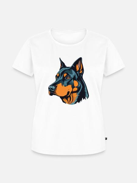 Bauceron - Frauen Premium Bio T-Shirt - Weiß