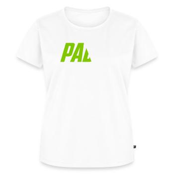 Padel - Women's Premium Organic T-shirt - white - Front - AI Model Female 172 dark (172cm)