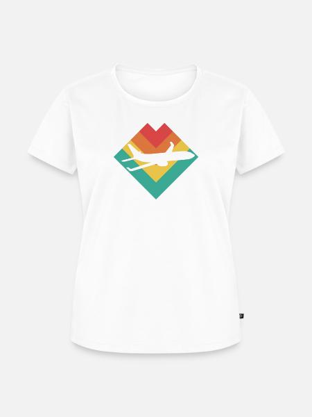 Flughafen - Frauen Premium Bio T-Shirt - Weiß