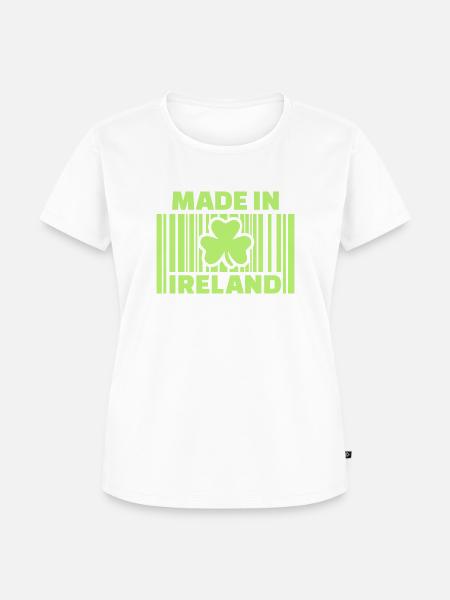 Made in Ireland - Frauen Premium Bio T-Shirt - Weiß